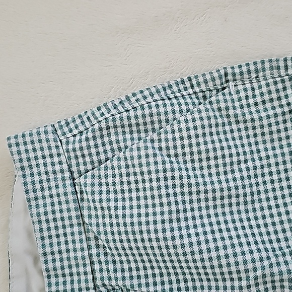OLD NAVY | Set of Shorts, Black & White Ikat/ Blue & White Gingham - Picture 8 of 13